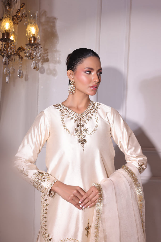 Sammy K | Riwayat Luxe | Sonehri Kiran by Sammy K - Designer Dress  - Type : Ladies Clothes - Available at Libayah - 100% Original 