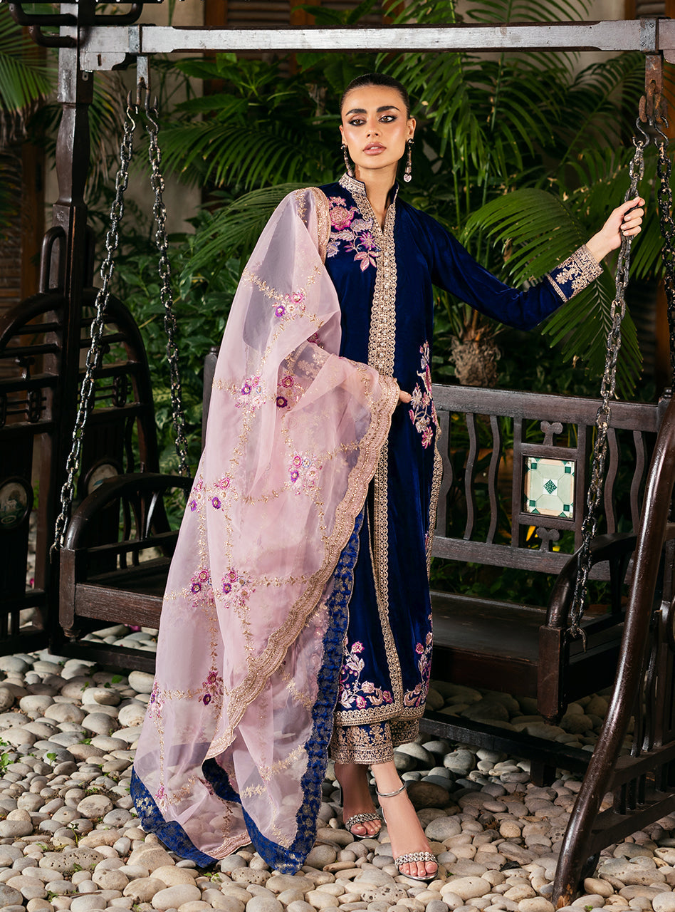 Zainab Chottani | Velvet 25 | Meher by Zainab Chottani - Designer Dress - Type : Ladies Clothes - Available at Libayah - 100% Original 