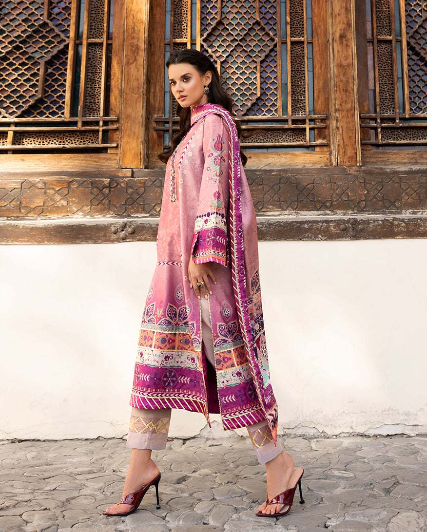 Mushq | Nirvana Printed Silk | Stella Song by Mushq - Designer Dress  - Type : Ladies Clothes - Available at Libayah - 100% Original 