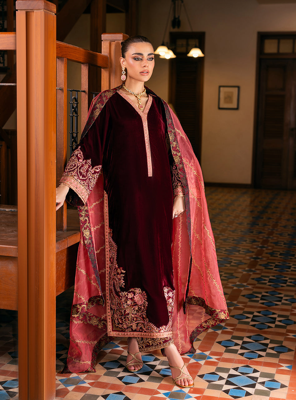 Zainab Chottani | Velvet 25 | Aima by Zainab Chottani - Designer Dress - Type : Ladies Clothes - Available at Libayah - 100% Original 