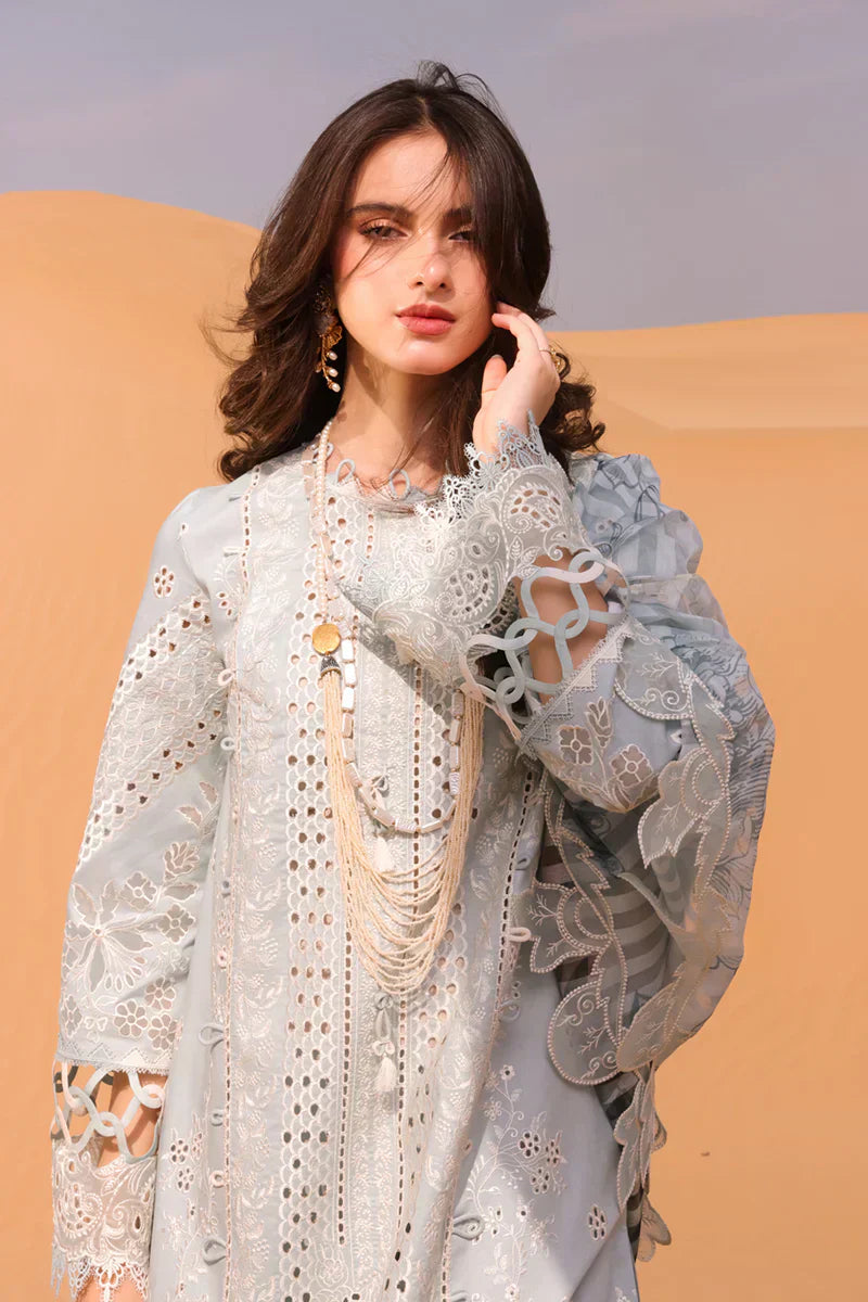 Qalamkar | Chikankari Eid Edit 24 | KM-06 APOLLINE by Qalamkar - Designer Dress  - Type : Ladies Clothes - Available at Libayah - 100% Original 