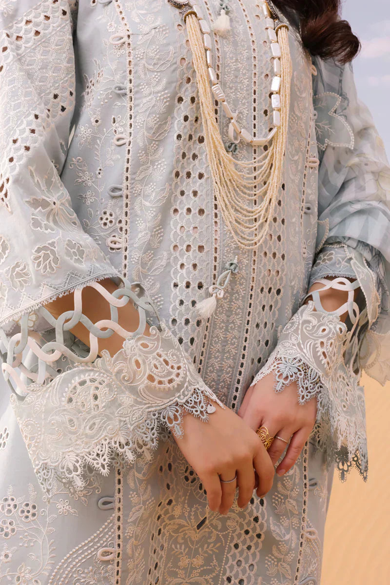 Qalamkar | Chikankari Eid Edit 24 | KM-06 APOLLINE by Qalamkar - Designer Dress  - Type : Ladies Clothes - Available at Libayah - 100% Original 
