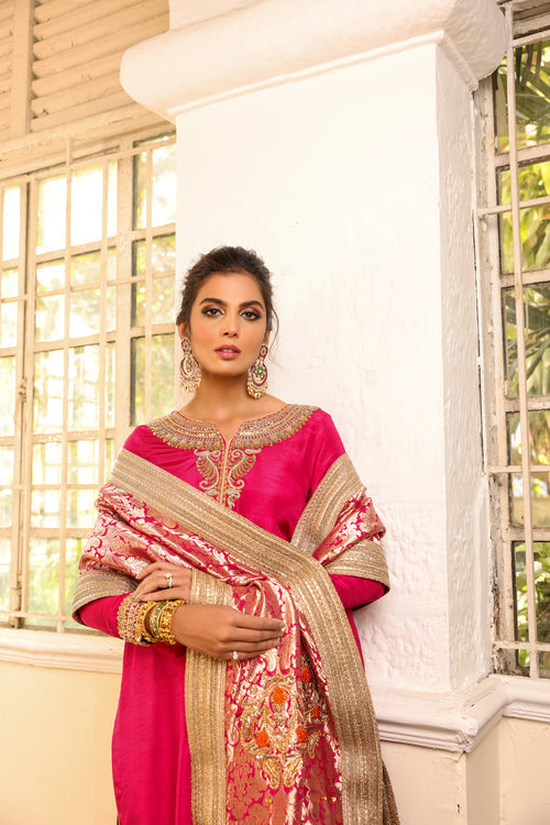 Maya | Wedding Formal Meherbano | AATSHI by Maya - Designer Dress - Type: Ladies Clothes - Available at Libayah - 100% Original