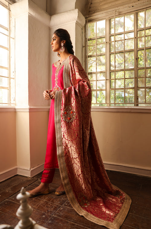 Maya | Wedding Formal Meherbano | AATSHI by Maya - Designer Dress - Type: Ladies Clothes - Available at Libayah - 100% Original