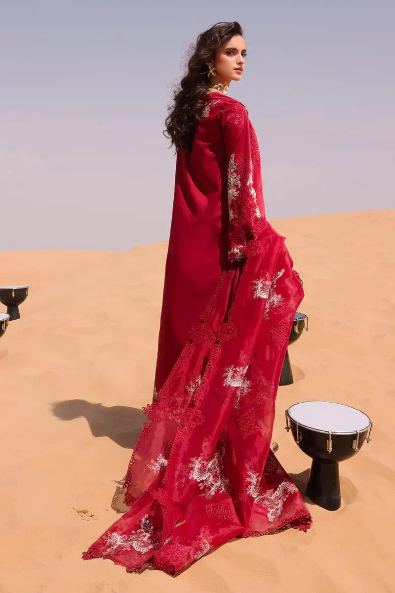 Qalamkar | Chikankari Eid Edit 24 | KM-05 AMANDINE by Qalamkar - Designer Dress  - Type : Ladies Clothes - Available at Libayah - 100% Original 