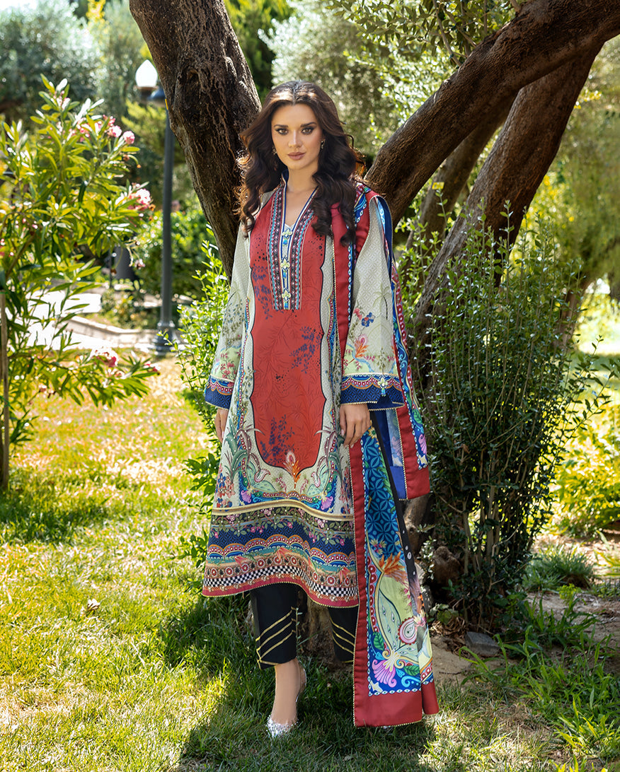 Mushq | Nirvana Printed Silk | Ethereal Gleam by Mushq - Designer Dress  - Type : Ladies Clothes - Available at Libayah - 100% Original 