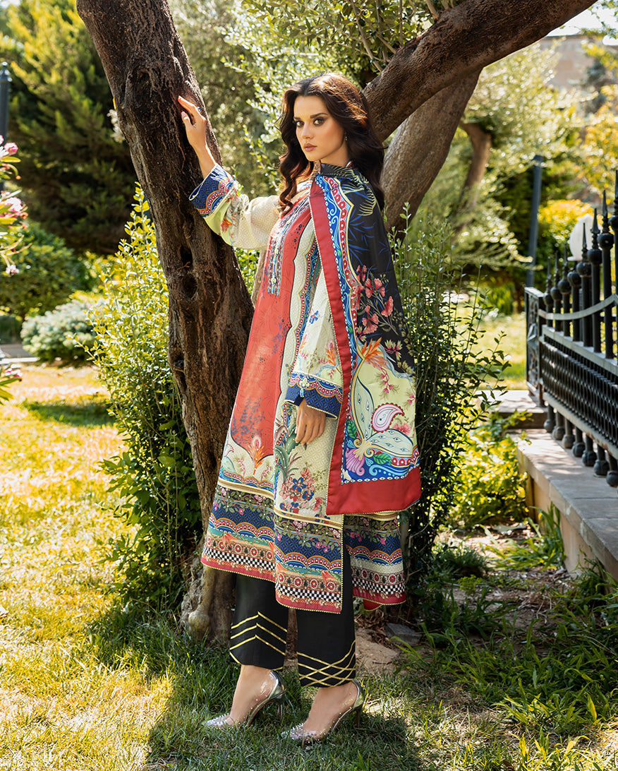 Mushq | Nirvana Printed Silk | Ethereal Gleam by Mushq - Designer Dress  - Type : Ladies Clothes - Available at Libayah - 100% Original 