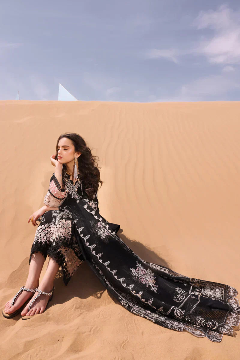 Qalamkar | Chikankari Eid Edit 24 | KM-08 LISE by Qalamkar - Designer Dress  - Type : Ladies Clothes - Available at Libayah - 100% Original 