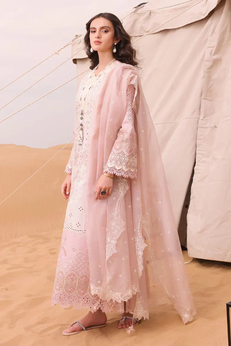 Qalamkar | Chikankari Eid Edit 24 | KM-03 AOIFE by Qalamkar - Designer Dress  - Type : Ladies Clothes - Available at Libayah - 100% Original 