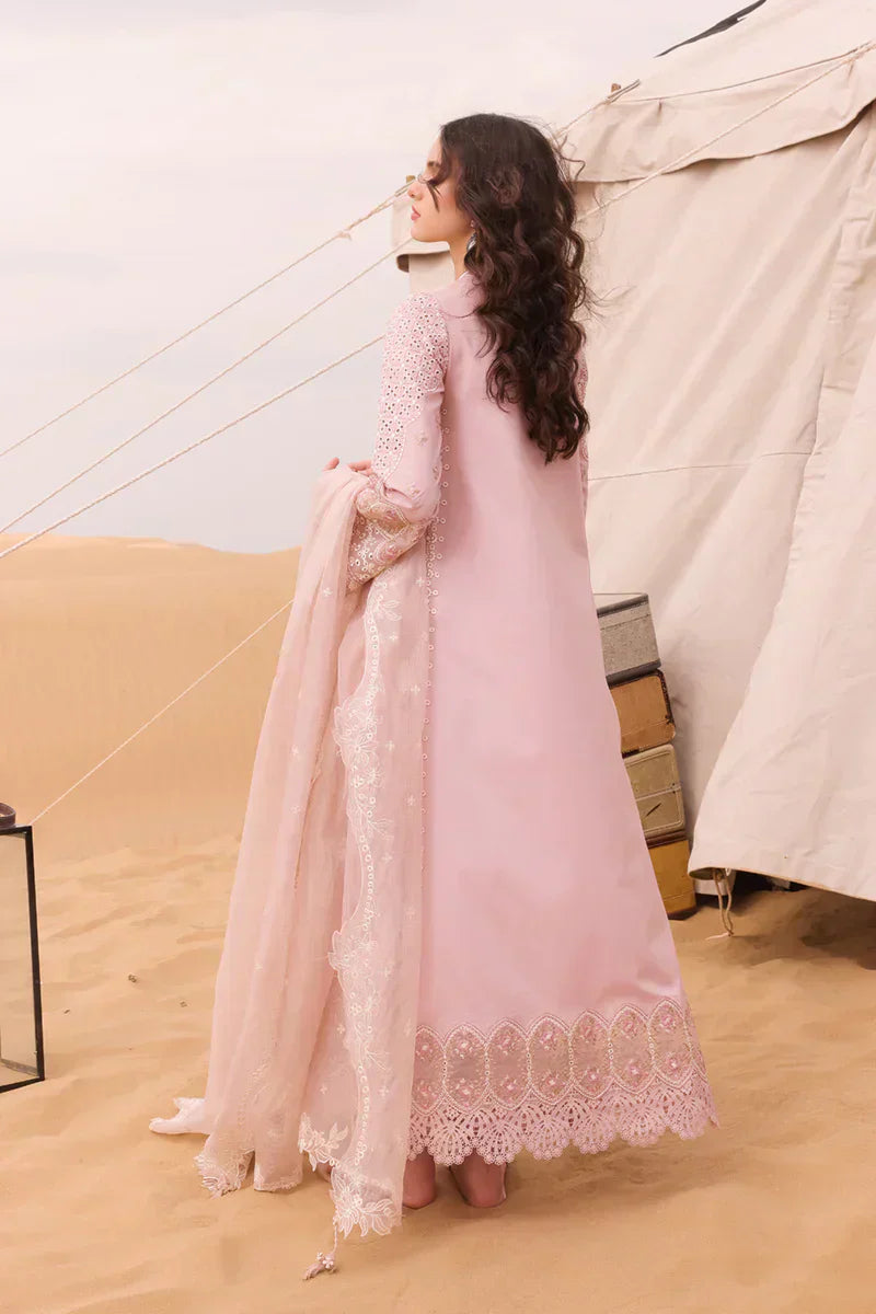 Qalamkar | Chikankari Eid Edit 24 | KM-03 AOIFE by Qalamkar - Designer Dress  - Type : Ladies Clothes - Available at Libayah - 100% Original 