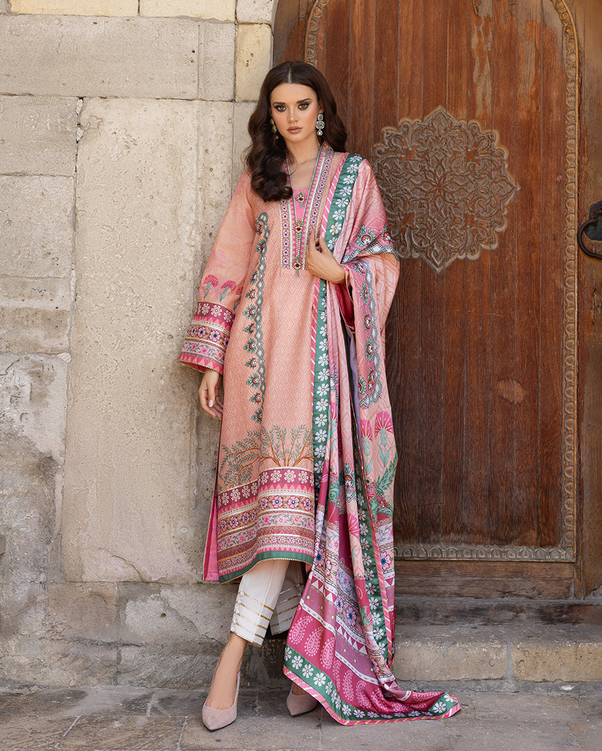 Mushq | Nirvana Printed Silk | Pulsar Petal by Mushq - Designer Dress  - Type : Ladies Clothes - Available at Libayah - 100% Original 