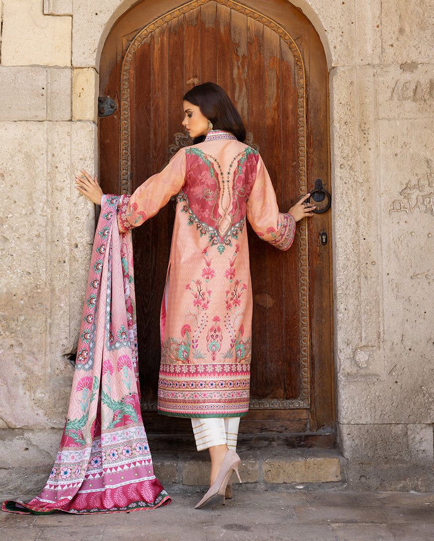 Mushq | Nirvana Printed Silk | Pulsar Petal by Mushq - Designer Dress  - Type : Ladies Clothes - Available at Libayah - 100% Original 