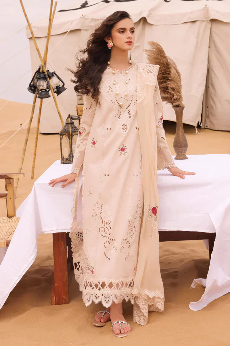 Qalamkar | Chikankari Eid Edit 24 | KM-07 CAOIMHE by Qalamkar - Designer Dress  - Type : Ladies Clothes - Available at Libayah - 100% Original 