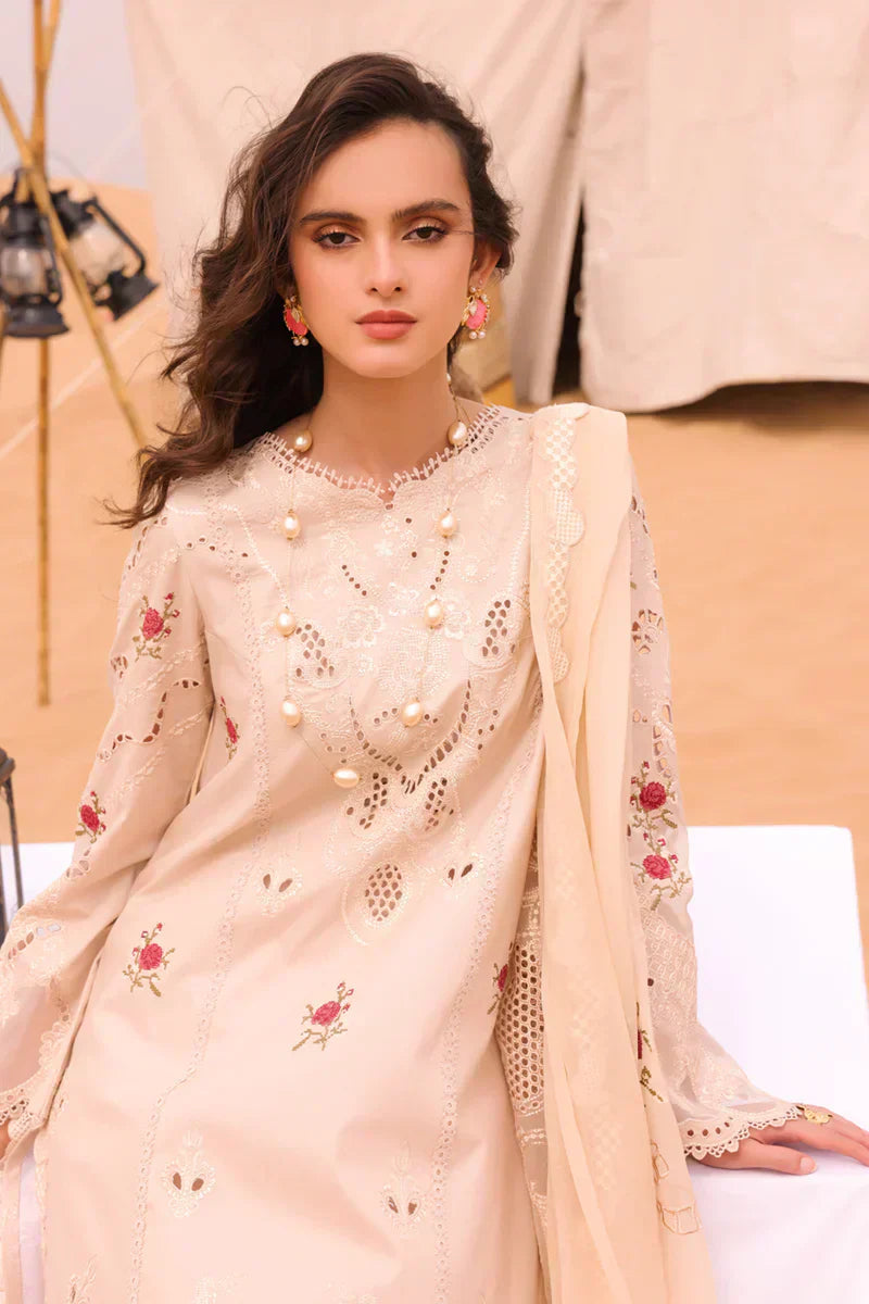Qalamkar | Chikankari Eid Edit 24 | KM-07 CAOIMHE by Qalamkar - Designer Dress  - Type : Ladies Clothes - Available at Libayah - 100% Original 