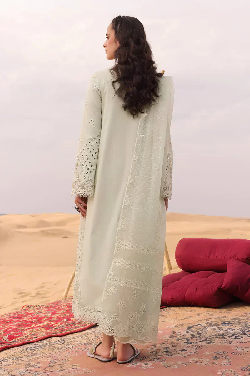 Qalamkar | Chikankari Eid Edit 24 | KM-04 SORCHA by Qalamkar - Designer Dress  - Type : Ladies Clothes - Available at Libayah - 100% Original 