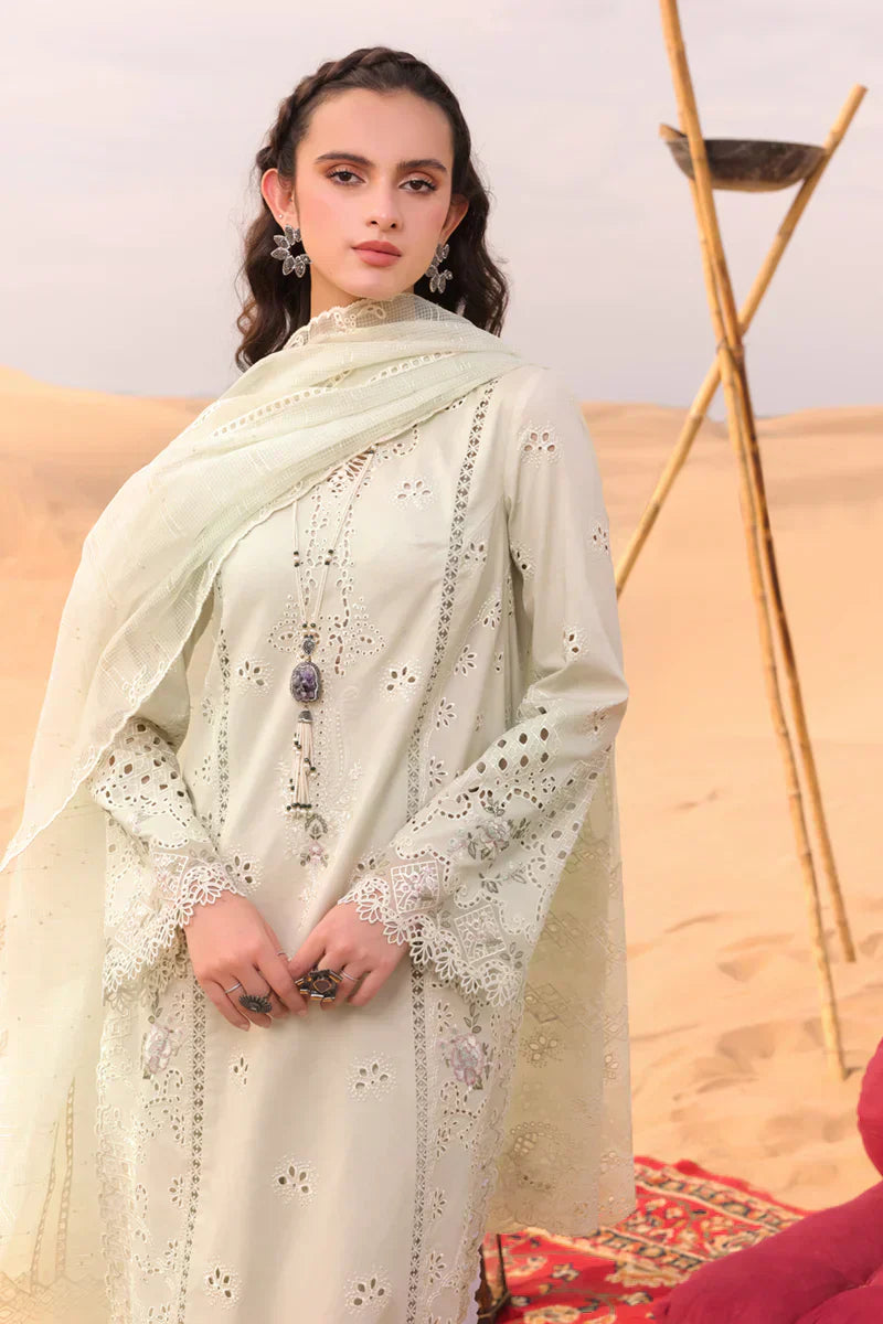 Qalamkar | Chikankari Eid Edit 24 | KM-04 SORCHA by Qalamkar - Designer Dress  - Type : Ladies Clothes - Available at Libayah - 100% Original 