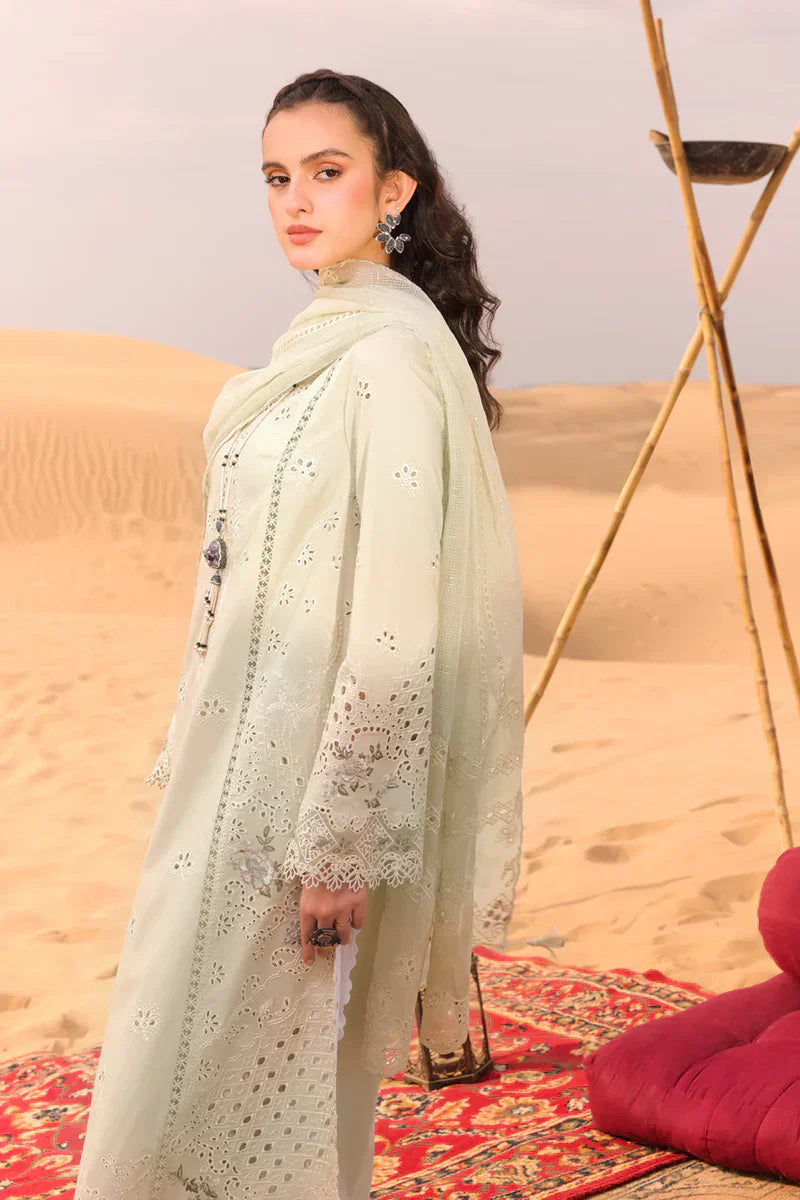 Qalamkar | Chikankari Eid Edit 24 | KM-04 SORCHA by Qalamkar - Designer Dress  - Type : Ladies Clothes - Available at Libayah - 100% Original 