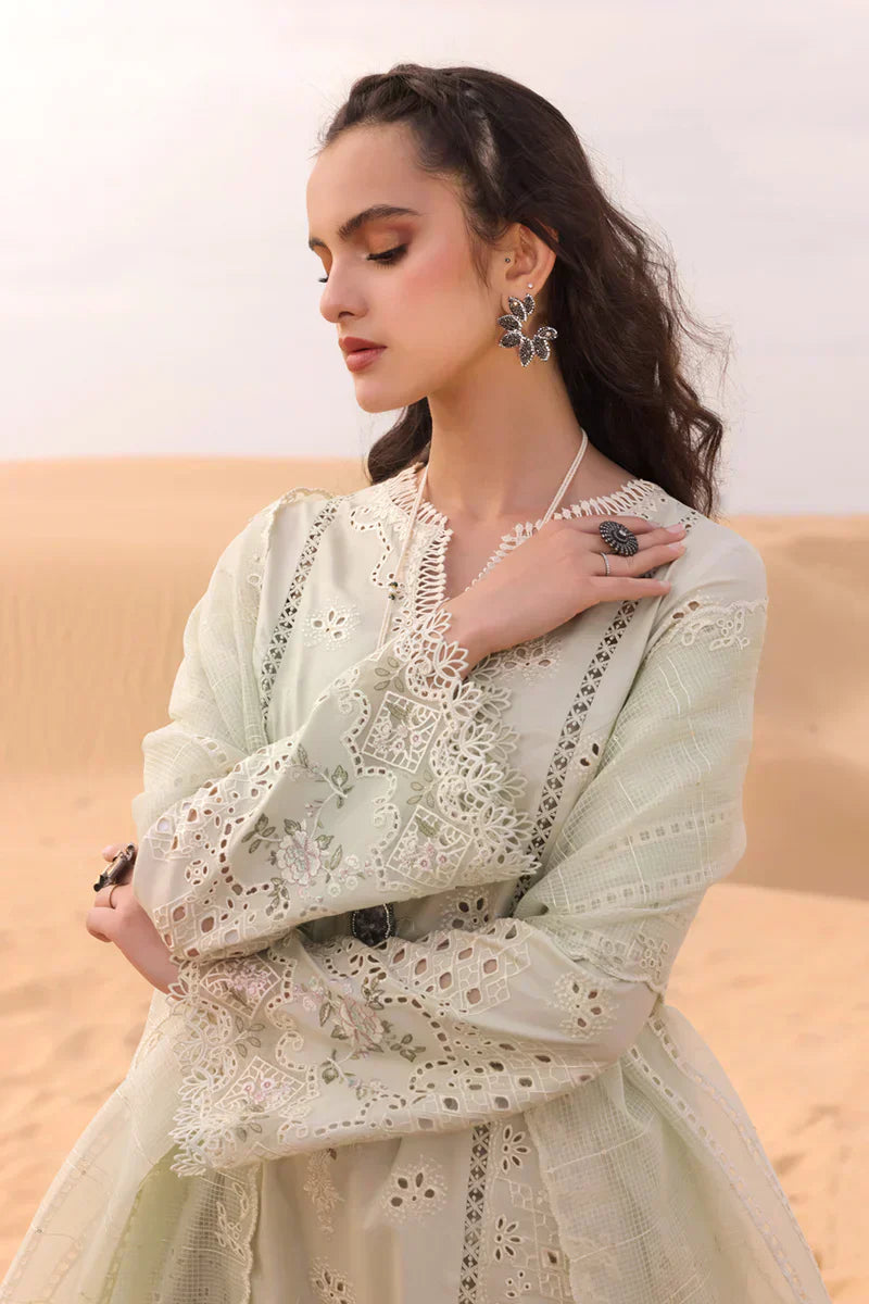 Qalamkar | Chikankari Eid Edit 24 | KM-04 SORCHA by Qalamkar - Designer Dress  - Type : Ladies Clothes - Available at Libayah - 100% Original 
