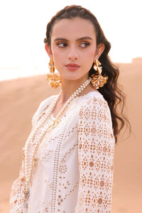 Qalamkar | Chikankari Eid Edit 24 | KM-02 SAOIRSE by Qalamkar - Designer Dress  - Type : Ladies Clothes - Available at Libayah - 100% Original 