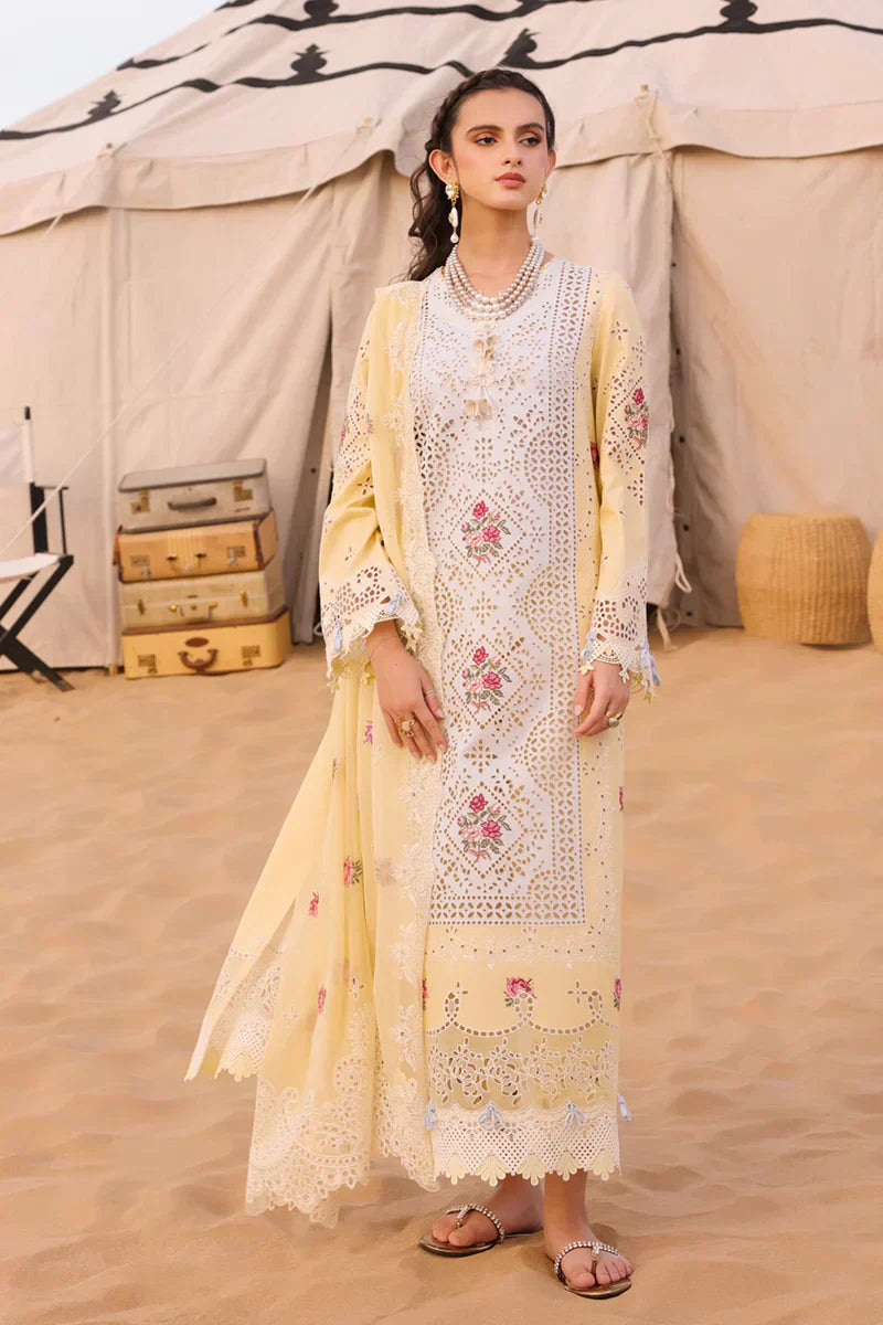 Qalamkar | Chikankari Eid Edit 24 | KM-01 NIAMH by Qalamkar - Designer Dress  - Type : Ladies Clothes - Available at Libayah - 100% Original 