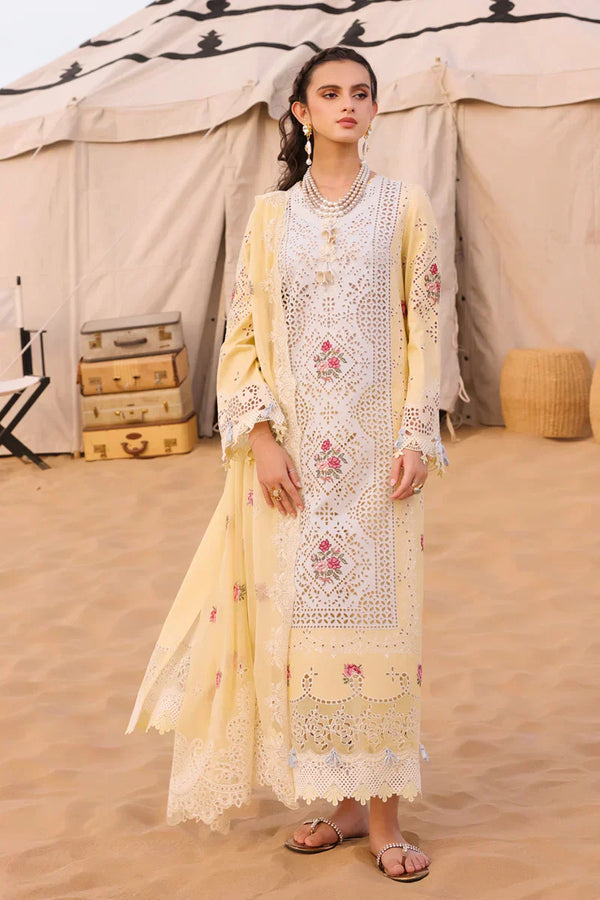 Qalamkar | Chikankari Eid Edit 24 | KM-01 NIAMH by Qalamkar - Designer Dress  - Type : Ladies Clothes - Available at Libayah - 100% Original 