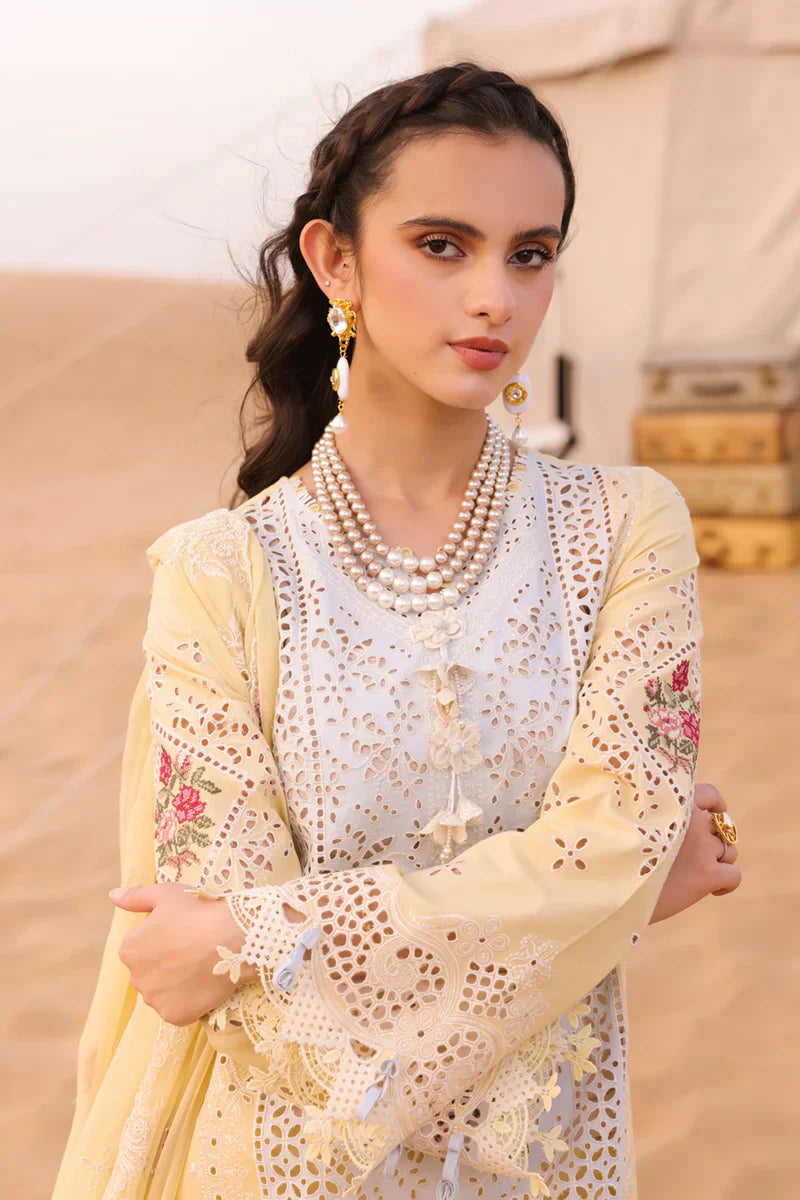 Qalamkar | Chikankari Eid Edit 24 | KM-01 NIAMH by Qalamkar - Designer Dress  - Type : Ladies Clothes - Available at Libayah - 100% Original 