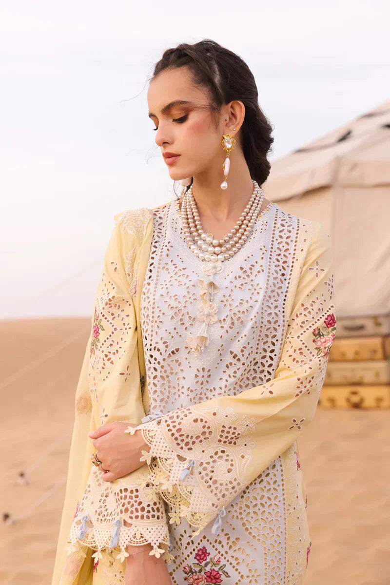 Qalamkar | Chikankari Eid Edit 24 | KM-01 NIAMH by Qalamkar - Designer Dress  - Type : Ladies Clothes - Available at Libayah - 100% Original 