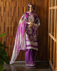 Esmel | Mon Tresor Luxe Lawn 26 | Aura by Esmel - Designer Dress - Type : Luxury Dress - Available at Libayah - 100% Original