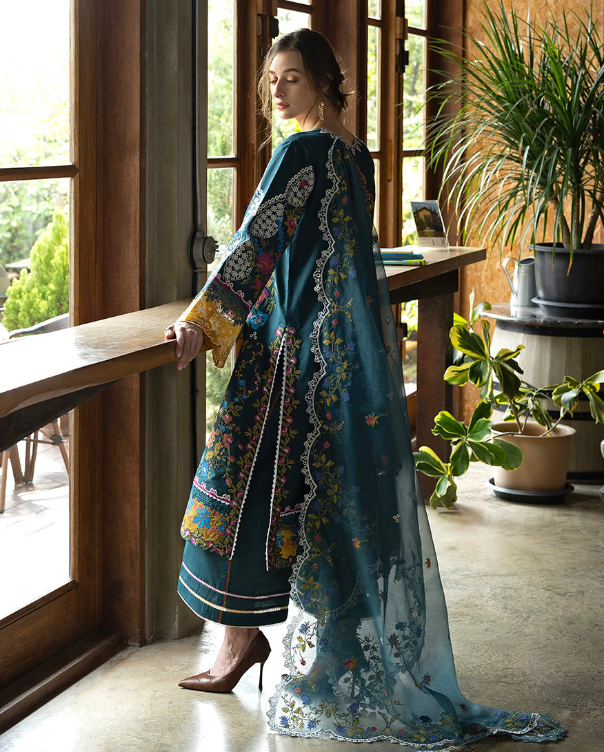 Esmel | Mon Tresor Luxe Lawn 26 | Lumi by Esmel - Designer Dress - Type : Luxury Dress - Available at Libayah - 100% Original