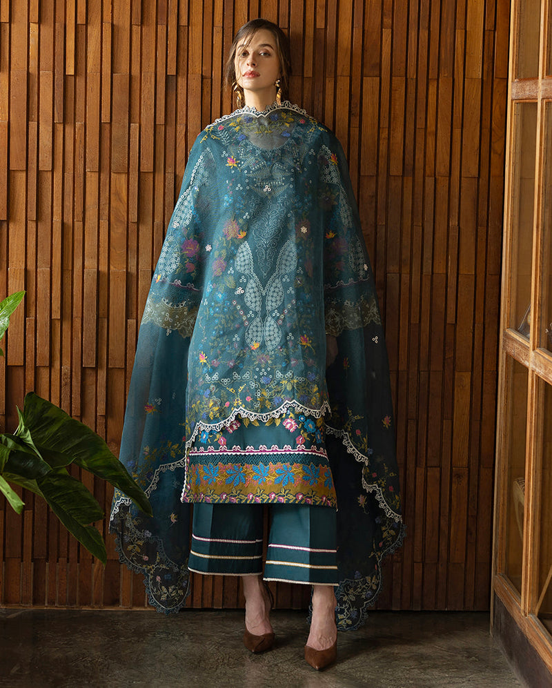 Esmel | Mon Tresor Luxe Lawn 26 | Lumi by Esmel - Designer Dress - Type : Luxury Dress - Available at Libayah - 100% Original