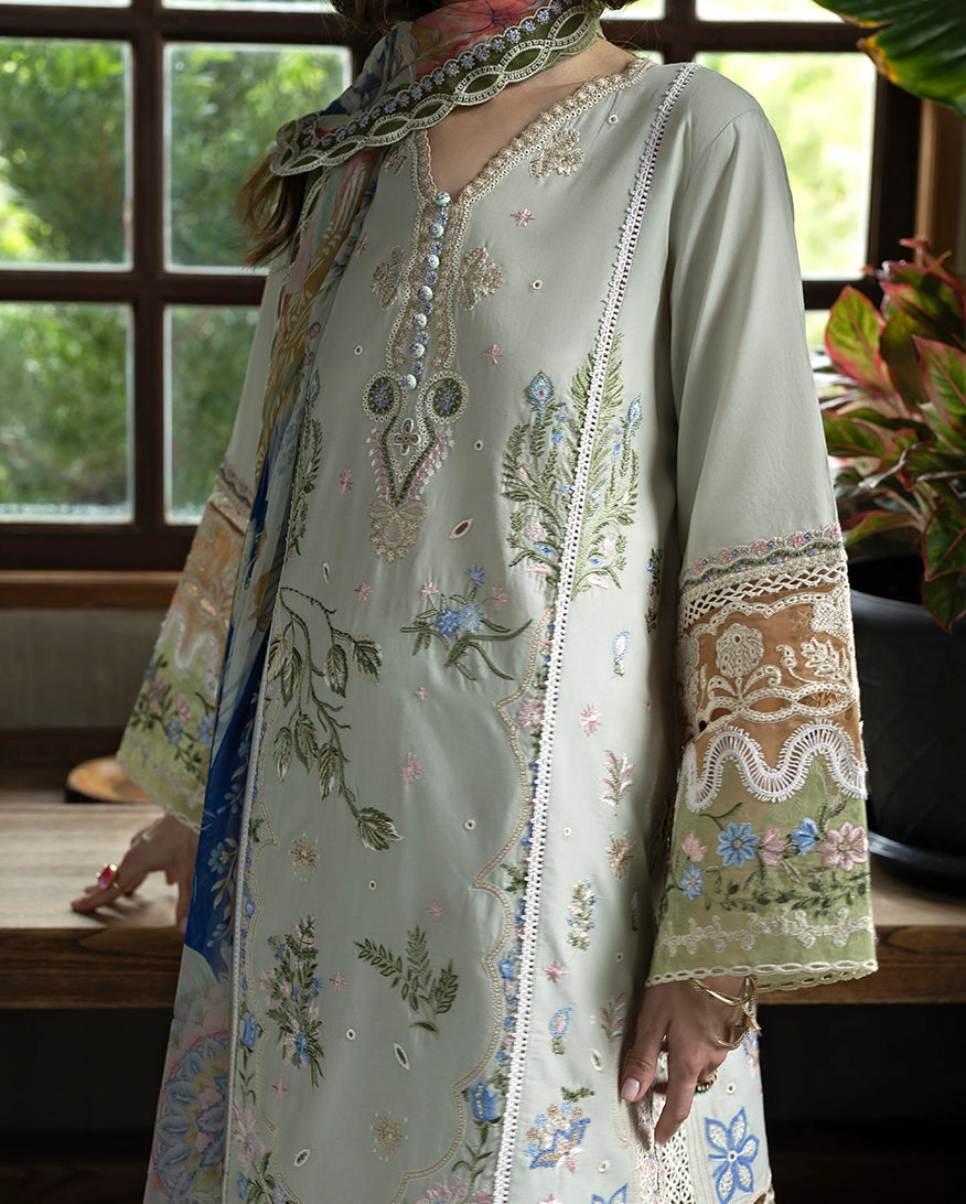 Esmel | Mon Tresor Luxe Lawn 26 | Perla by Esmel - Designer Dress - Type : Luxury Dress - Available at Libayah - 100% Original
