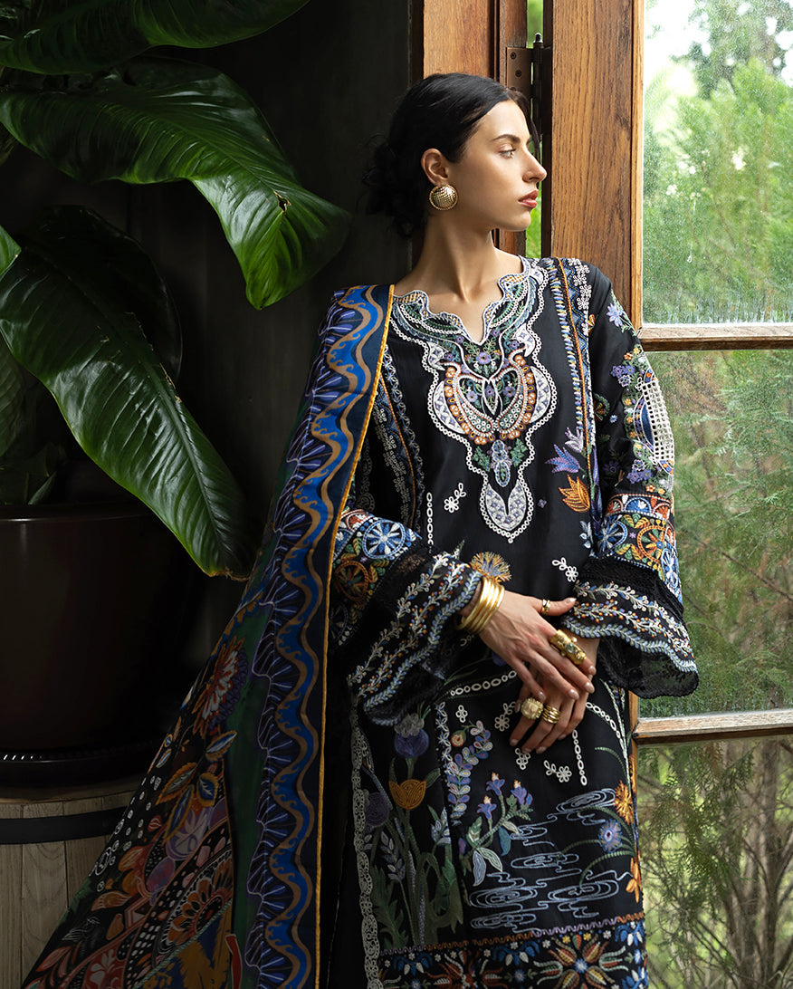 Esmel | Mon Tresor Luxe Lawn 26 | Sia by Esmel - Designer Dress - Type : Luxury Dress - Available at Libayah - 100% Original