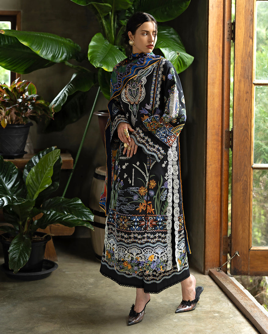Esmel | Mon Tresor Luxe Lawn 26 | Sia by Esmel - Designer Dress - Type : Luxury Dress - Available at Libayah - 100% Original