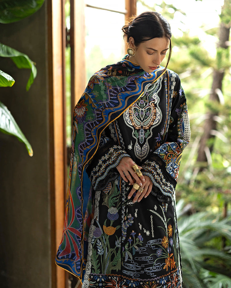 Esmel | Mon Tresor Luxe Lawn 26 | Sia by Esmel - Designer Dress - Type : Luxury Dress - Available at Libayah - 100% Original
