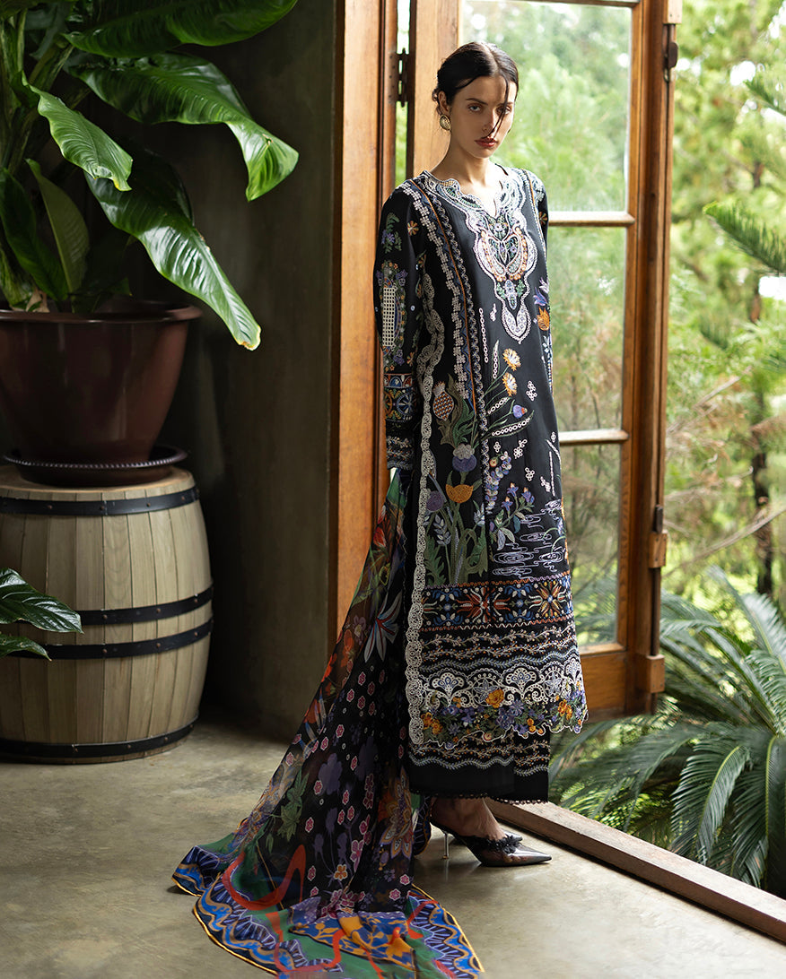 Esmel | Mon Tresor Luxe Lawn 26 | Sia by Esmel - Designer Dress - Type : Luxury Dress - Available at Libayah - 100% Original