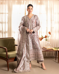Mushq | Sunehri Lama Silk | Hamna by Mushq - Designer Dress  - Type : Ladies Clothes - Available at Libayah - 100% Original 