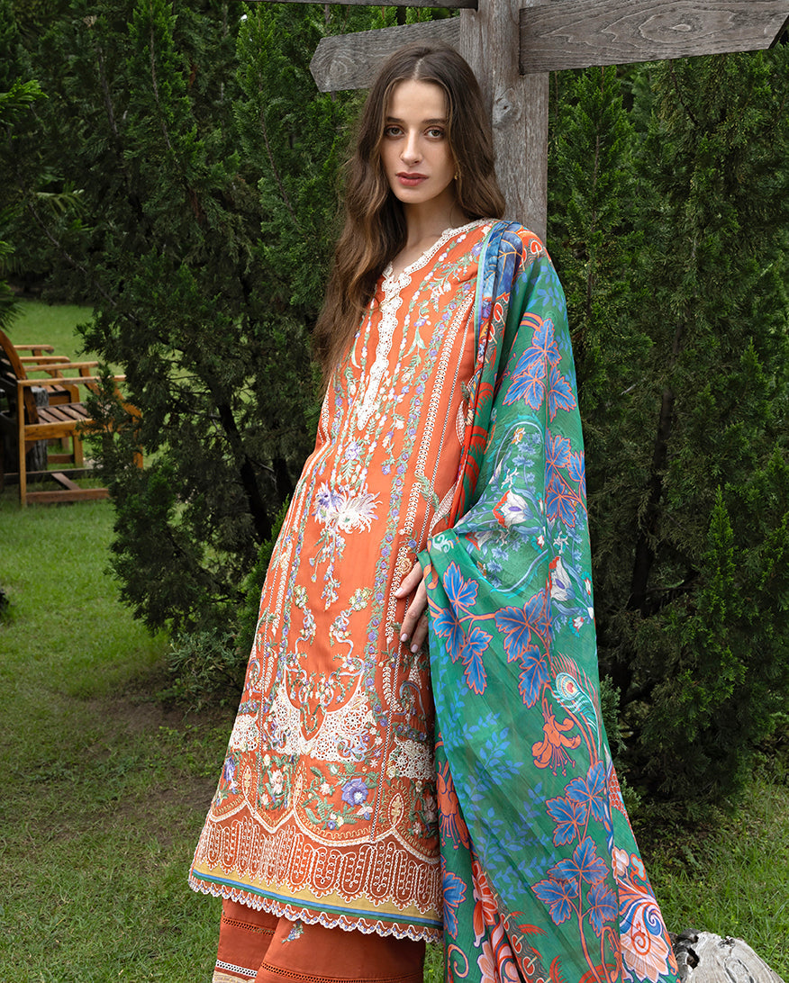 Esmel | Mon Tresor Luxe Lawn 26 | Vita by Esmel - Designer Dress - Type : Luxury Dress - Available at Libayah - 100% Original