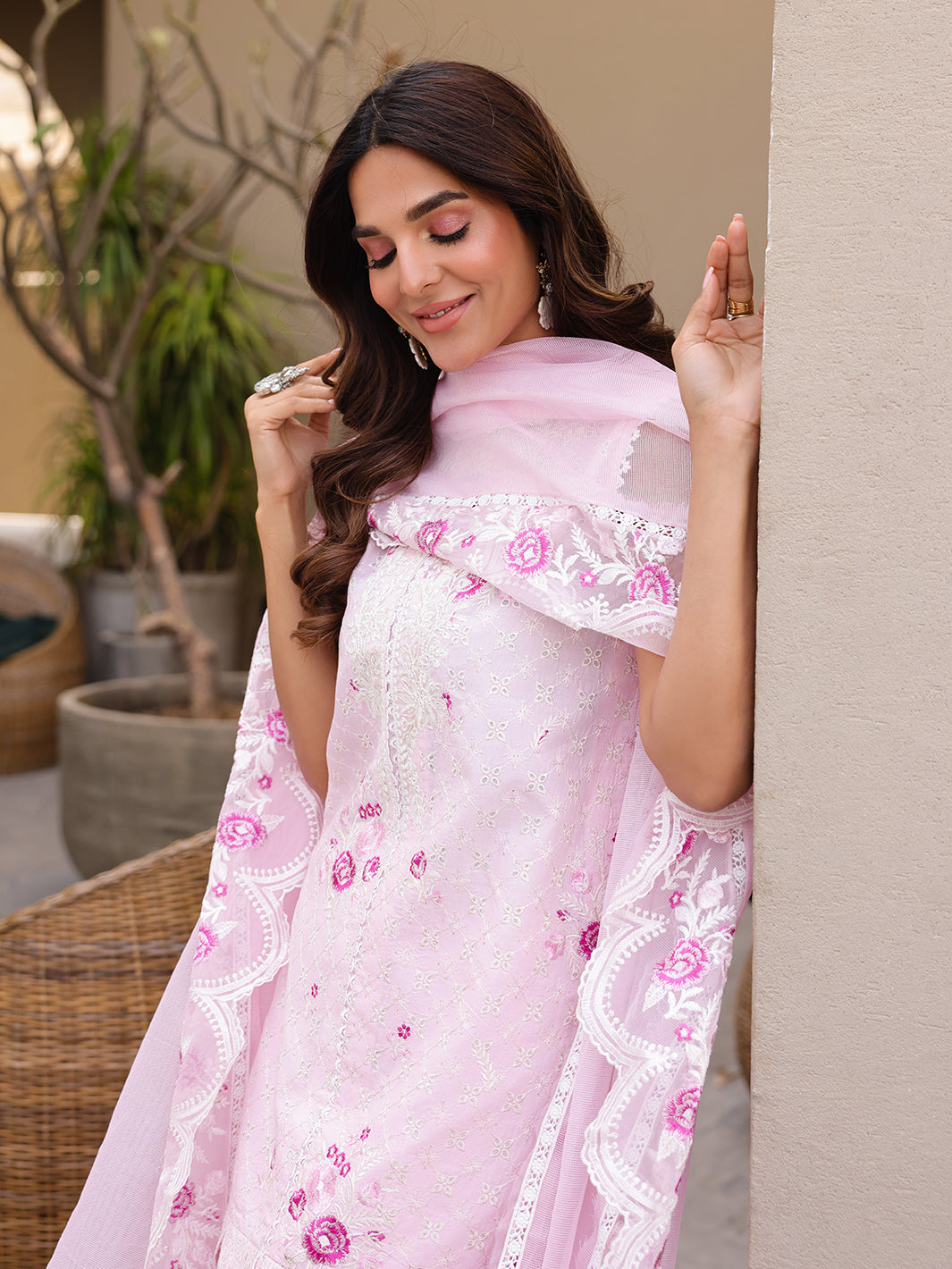 Faiza Faisal | Marine Luxury Lawn 25 | RENA by Faiza Faisal - Designer Dress - Type: Ladies Clothes - Available at Libayah - 100% Original