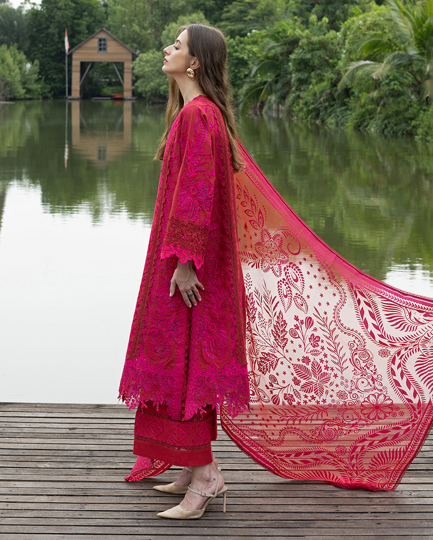 Esmel | Mon Tresor Luxe Lawn 26 | Rina by Esmel - Designer Dress - Type : Luxury Dress - Available at Libayah - 100% Original