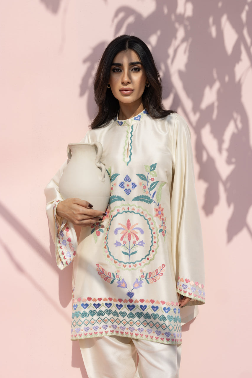 Sania Maskatiya | Eid ul Adha Edit | Kami - by Libayah - Registered Vendor of : Sania Maskatiya - 100% Original Designer Dress