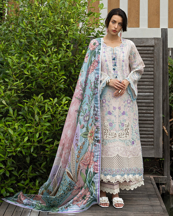 Esmel | Mon Tresor Luxe Lawn 26 | Aria by Esmel - Designer Dress - Type : Luxury Dress - Available at Libayah - 100% Original