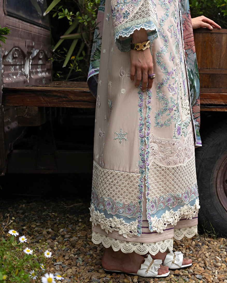 Esmel | Mon Tresor Luxe Lawn 26 | Aria by Esmel - Designer Dress - Type : Luxury Dress - Available at Libayah - 100% Original