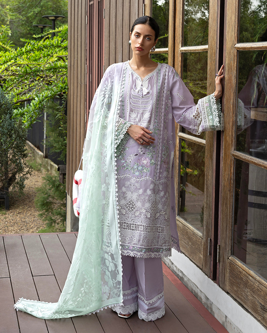 Esmel | Mon Tresor Luxe Lawn 26 | Lila by Esmel - Designer Dress - Type : Luxury Dress - Available at Libayah - 100% Original