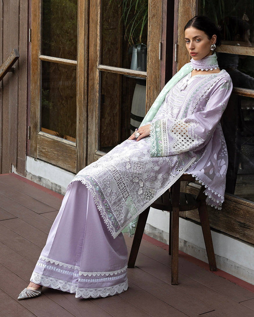 Esmel | Mon Tresor Luxe Lawn 26 | Lila by Esmel - Designer Dress - Type : Luxury Dress - Available at Libayah - 100% Original