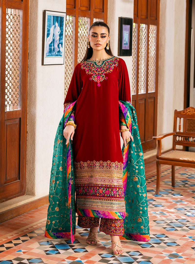 Zainab Chottani | Velvet 25 | Sifa by Zainab Chottani - Designer Dress - Type : Ladies Clothes - Available at Libayah - 100% Original 