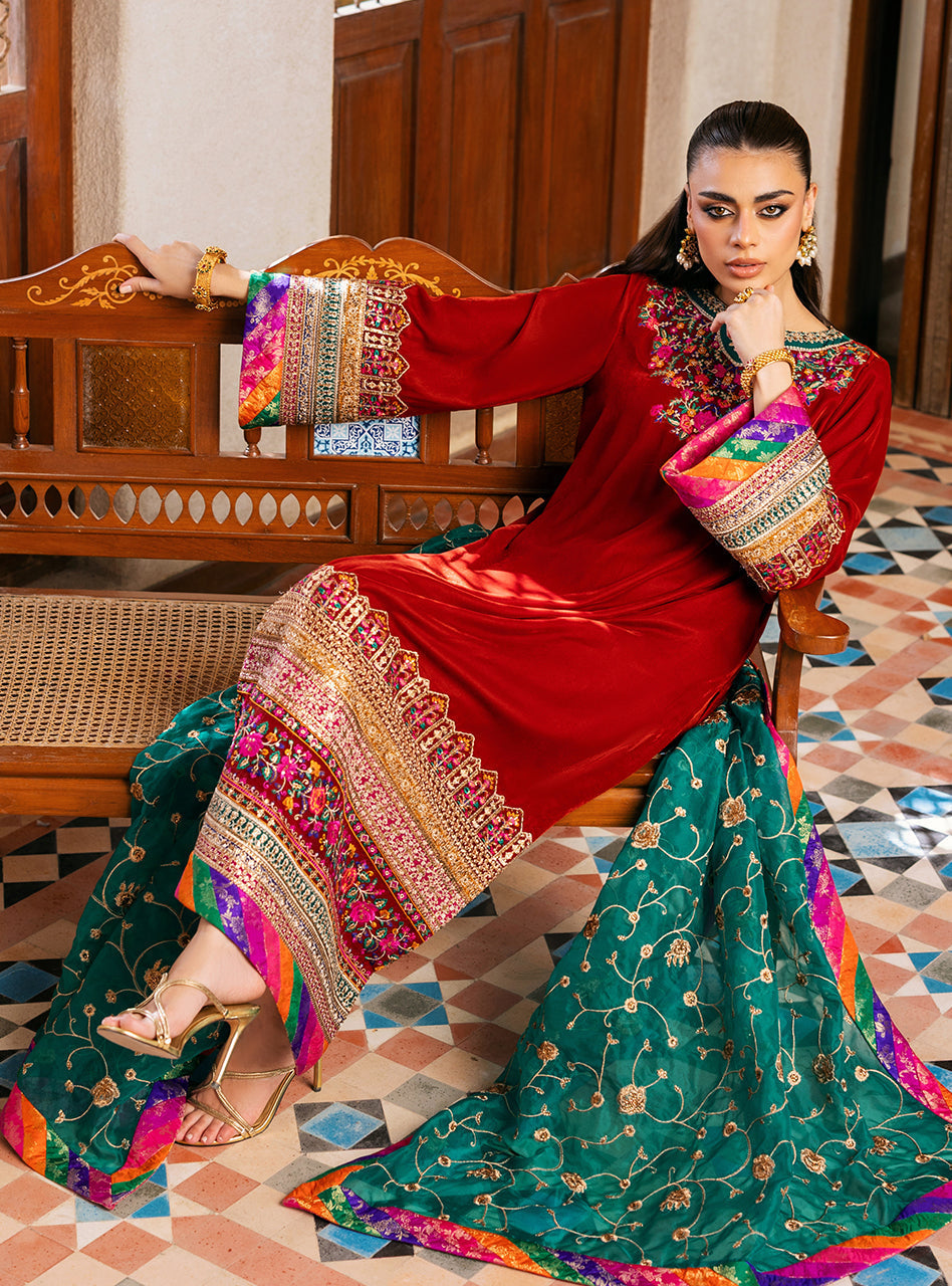 Zainab Chottani | Velvet 25 | Sifa by Zainab Chottani - Designer Dress - Type : Ladies Clothes - Available at Libayah - 100% Original 