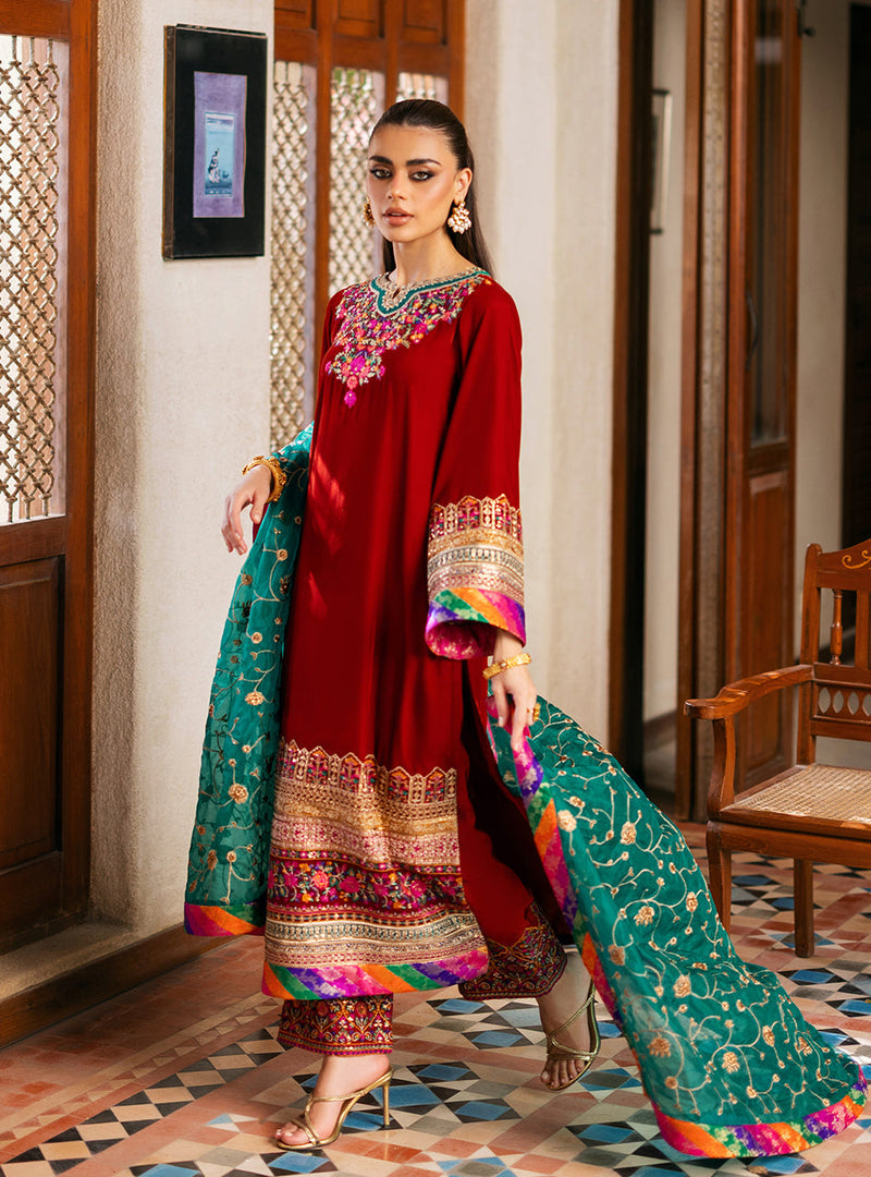 Zainab Chottani | Velvet 25 | Sifa by Zainab Chottani - Designer Dress - Type : Ladies Clothes - Available at Libayah - 100% Original 