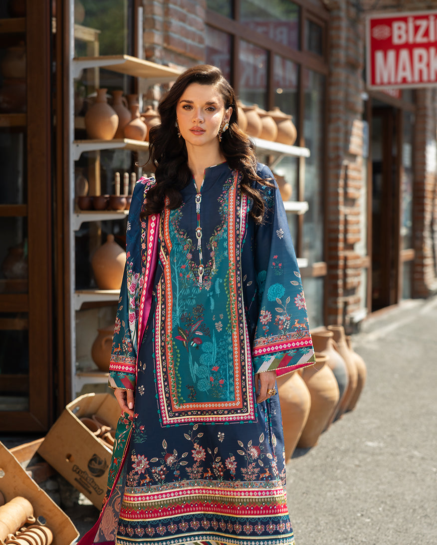 Mushq | Nirvana Printed Silk | Nova Bloom by Mushq - Designer Dress  - Type : Ladies Clothes - Available at Libayah - 100% Original 