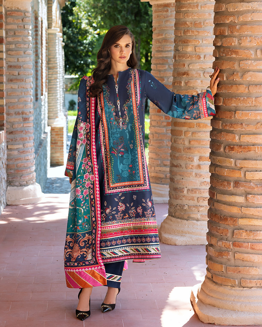 Mushq | Nirvana Printed Silk | Nova Bloom by Mushq - Designer Dress  - Type : Ladies Clothes - Available at Libayah - 100% Original 
