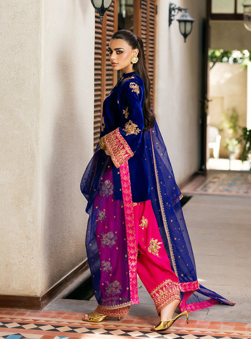 Zainab Chottani | Velvet 25 | Jia by Zainab Chottani - Designer Dress - Type : Ladies Clothes - Available at Libayah - 100% Original 